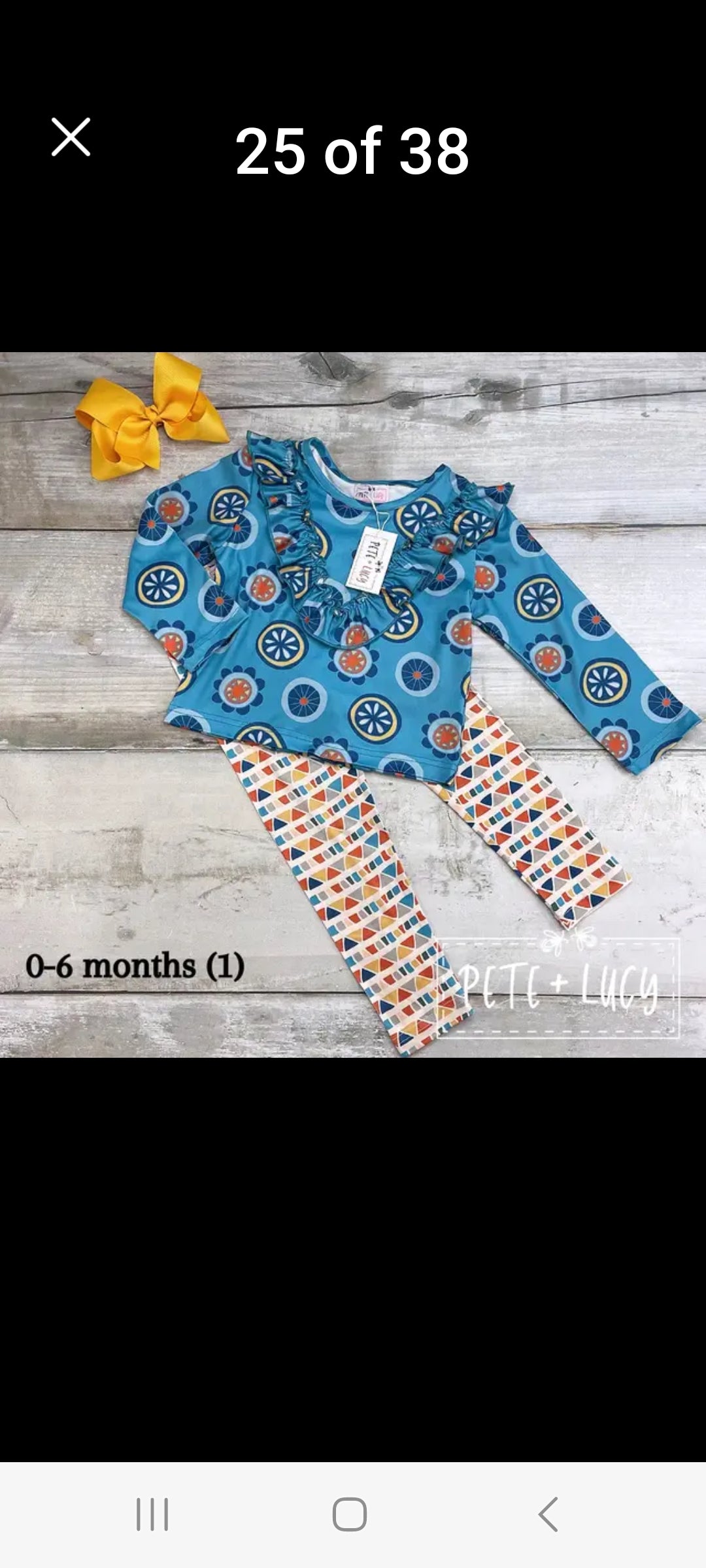 Retro pant set
