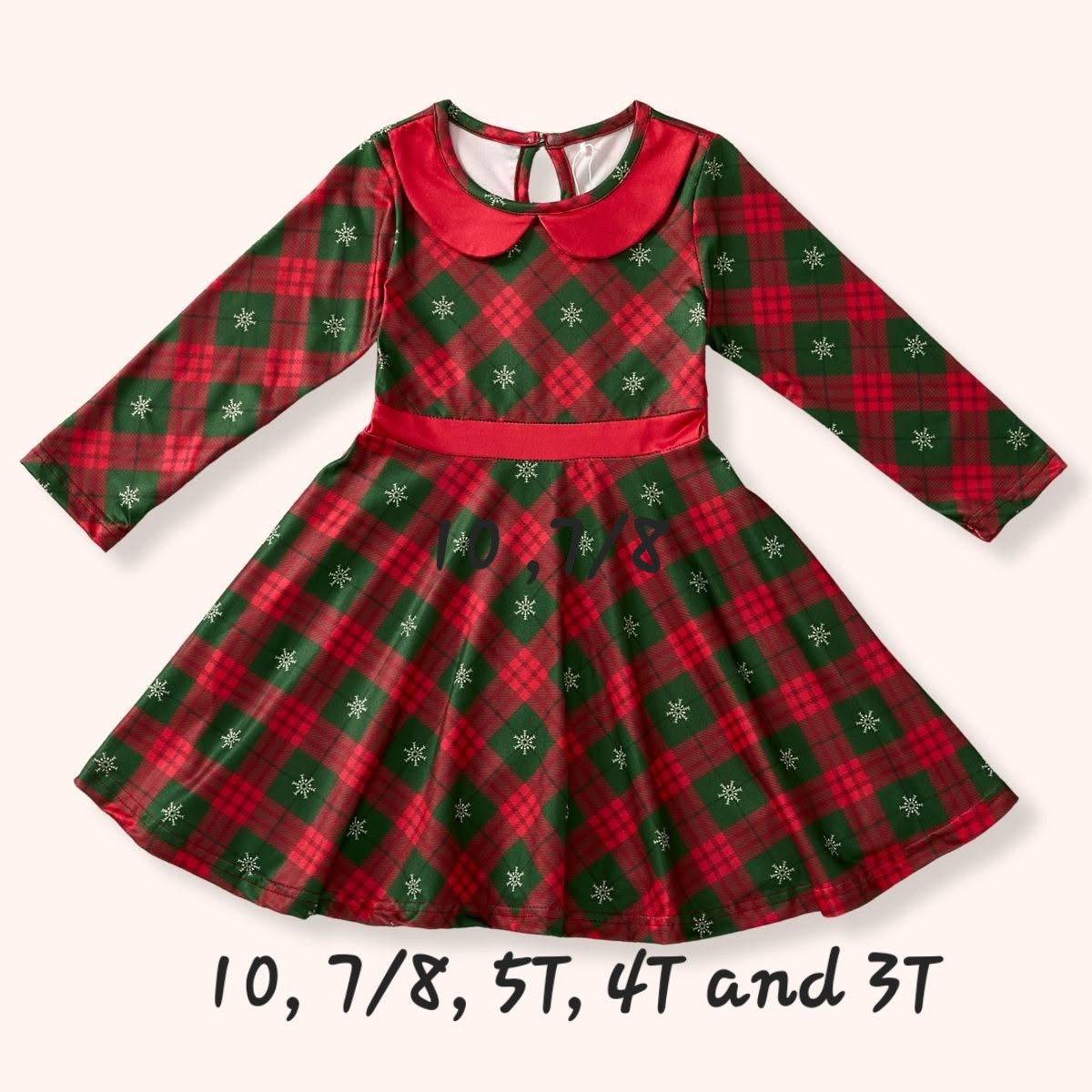 Christmas Plaid Dress