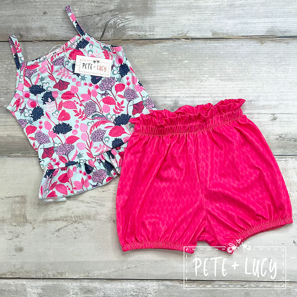 Flower friends short set