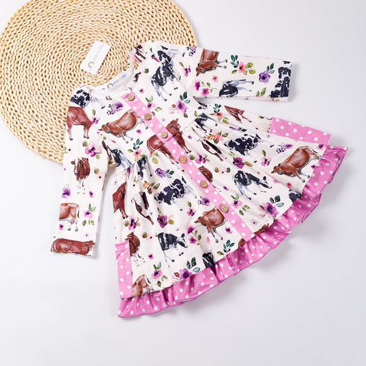 Playful cows dress