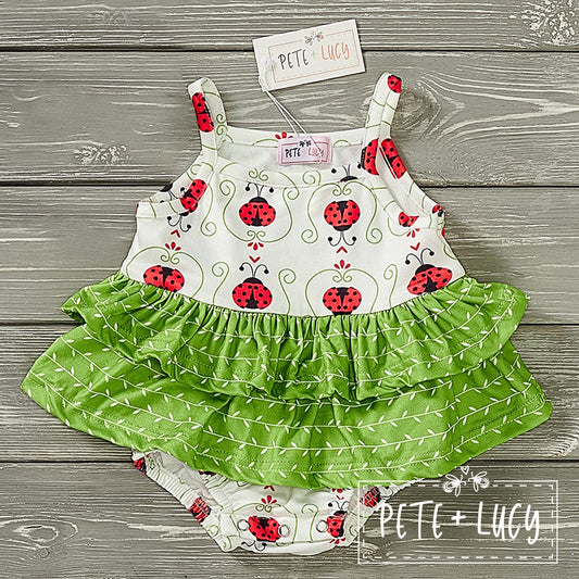 Lady Bug Romper