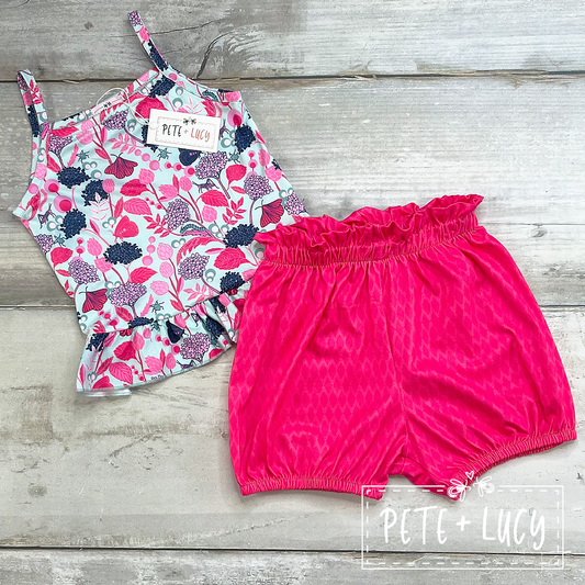 Flower friends short set